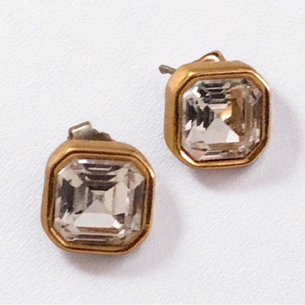 Swarovski S.A.L. Square Post  Earrings